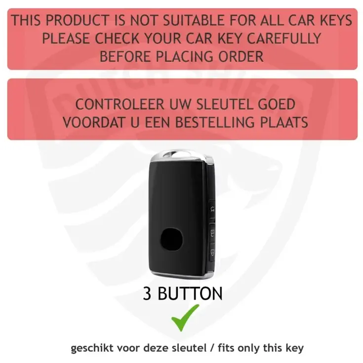Metalen Sleutelhoesje voor Mazda grijs B3