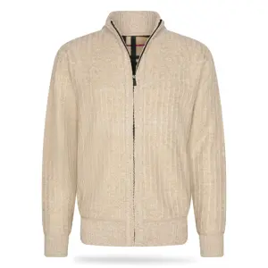 Heren Bounded Cardigan Cappuccino Italia