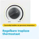 Elektrische Convectorkachel - 2000 watt