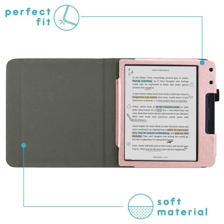 Vegan Leather Case - Kobo Libra Colour
