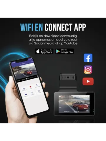 M63 Pro True 4K 64gb Wifi GPS dashcam