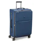 Delsey soft trolley l expandable Blauw