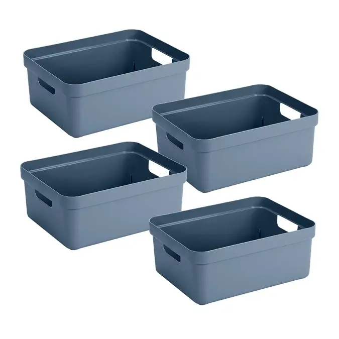 Sigma home - Opbergbox - 24L - 4-delig