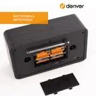 Denver DAB18 Houtlook DAB+/FM radio Bluetooth