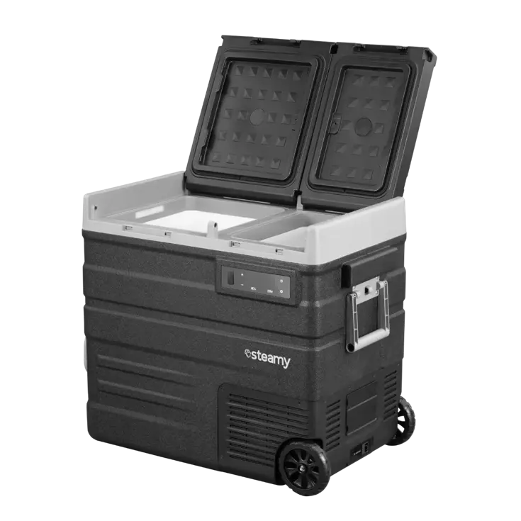 Steamy-E Elektrische Koelbox op wielen - 57L