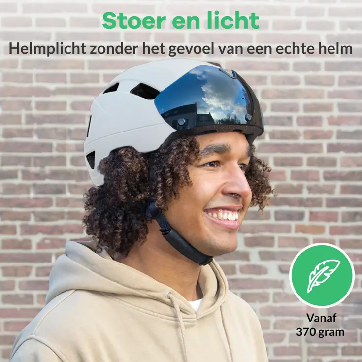 PILOT fietshelm met regencap