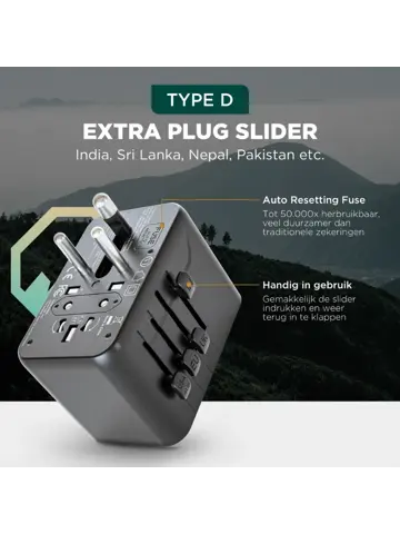 Remodius Wereldstekker Reisstekker