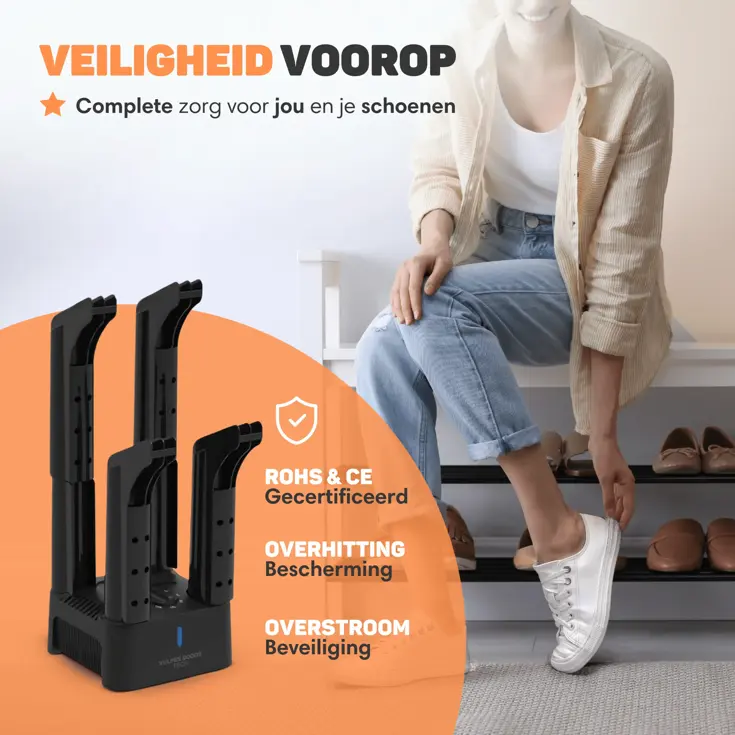 Schoenendroger met timer - MAX - 4 in 1