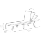 Keter Mallorca Ligbed - 187.5x58x29cm