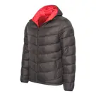 Heren Hooded Puffer Jacket Cappuccino Italia