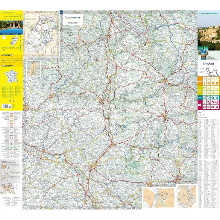 Wegenkaart Local 337 Lot Tarn-et-Garonne
