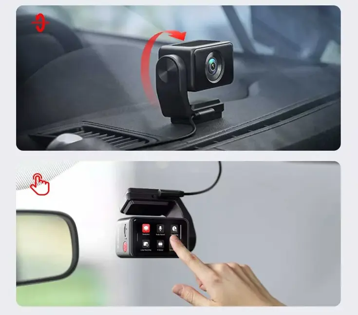 F4 Pro 2CH 4K Touch Wifi GPS 128gb dashcam