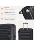Handbagage Koffer – 38L – Zwart