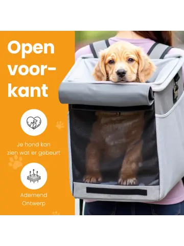 Pawesome 3-in-1 Fietsmand voor honden