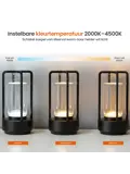 Lumina Tafellamp Oplaadbaar - 17.5cm - LED