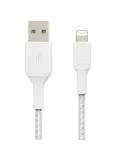 Belkin Lightning naar USB kabel Gevlochten