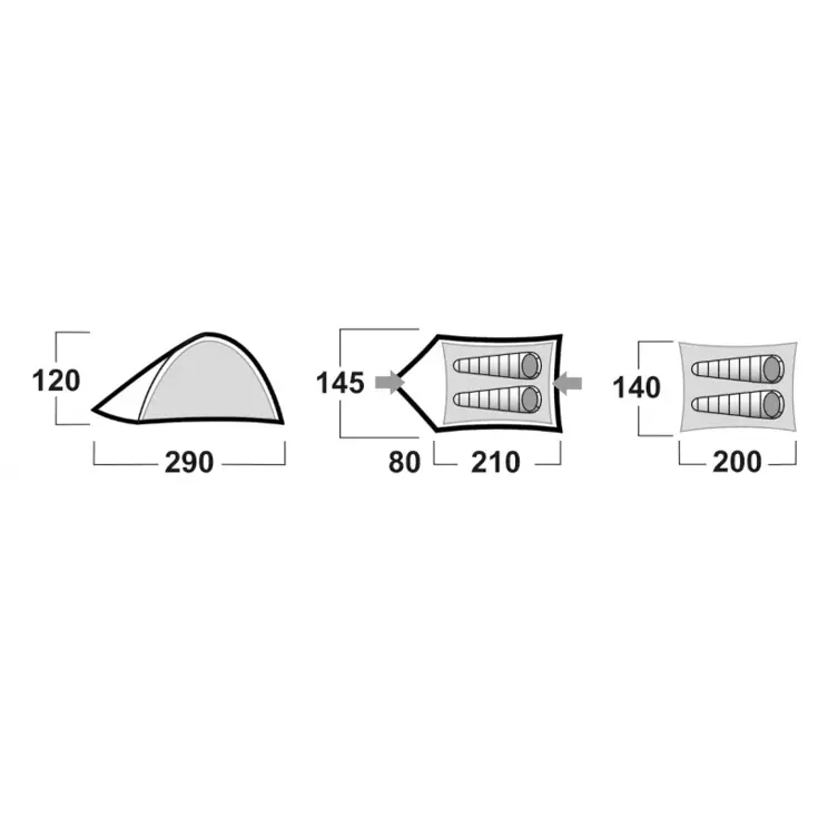 Bizam 2 Army lichtgewicht tent