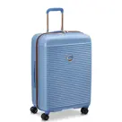 Delsey Freestyle 4 wheel trolley 67 Blauw