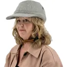 Vizorz SwitchCap fietshelm Grey woolly cap