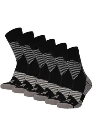 6 paar - Quarter Compressiesokken