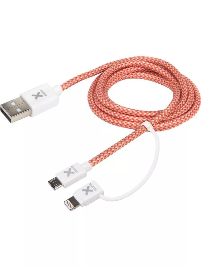 XTorm  dual cable Lightning + Micro USB CX009