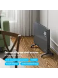 Convectorkachel – 1500W – Grijs