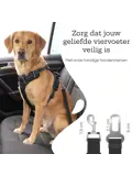 Hondengordel voor Auto - 2 stuks - Zwart