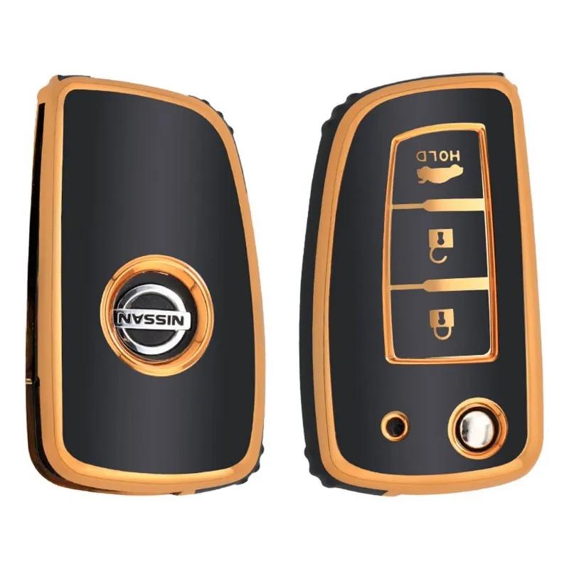 Dutch Shield  Sleutelhoesje  Nissan goud B3B  Zwart-Goud