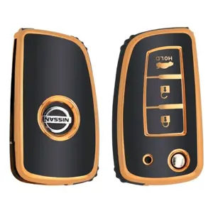 Dutch Shield Sleutelhoesje  Nissan goud B3B