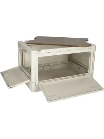 Inklapbare opbergkrat met deksel