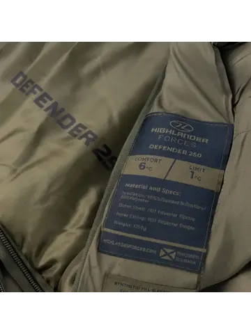 Highlander Forces mummyslaapzak Defender 250