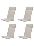 Richmond - Tuinstoelkussen Hoge Rug - Set van 4