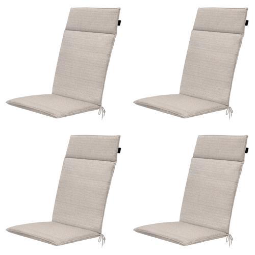 Richmond - Tuinstoelkussen Hoge Rug - Set van 4