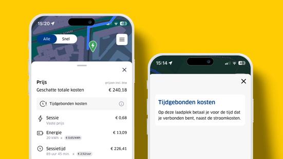 Waarschuwing voor tijdsgebonden tarieven in ANWB Laadpas App