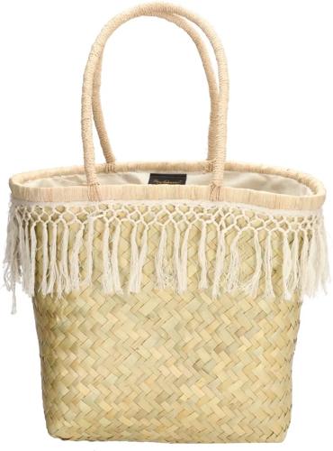 Penjy - Strandtas - Rieten mand - Verstevigd