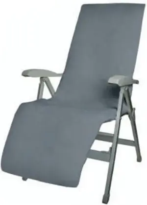 Eurotrail Badstof stoelhoes - Relax - Grijs