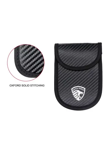 2 x RFID Autosleutel Hoesje Anti-Skim Carbon Style
