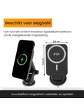 Telefoonhouder Auto Zuignap met Draadloze Oplader