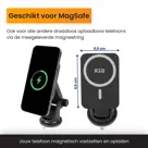 Telefoonhouder Auto Zuignap met Draadloze Oplader
