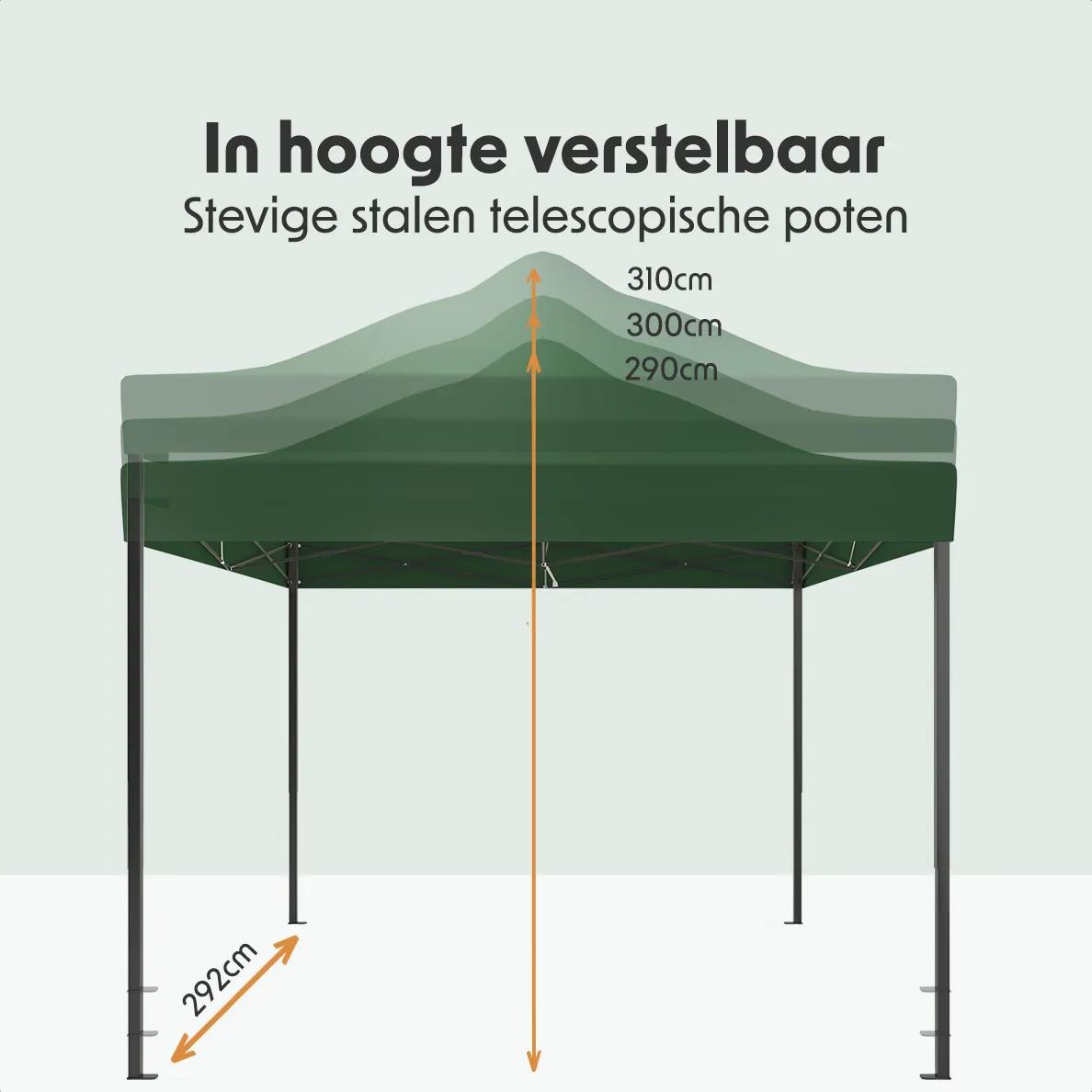 Zijwanden Partytent 3x3 meter kopen? | Laagste prijs