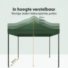 LifeGoods Partytent met Zijwanden - 3x3 m