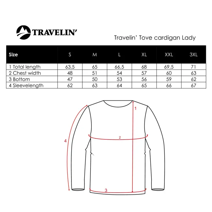 Tove - Dames vest - Travelin'