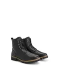 Rosendal Heren - Veterboots met rits - Wol gevoerd