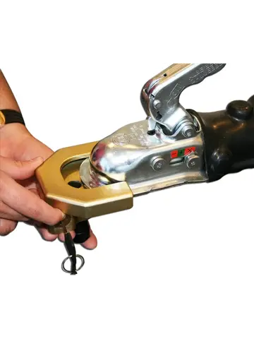 Koppelingsslot - 4,8 t/m 6,1 cm Breed - Geel