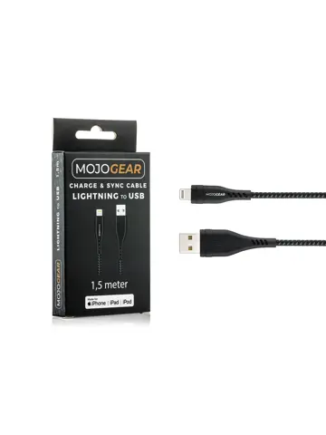Lightning naar USB Kabel – Nylon — 150cm