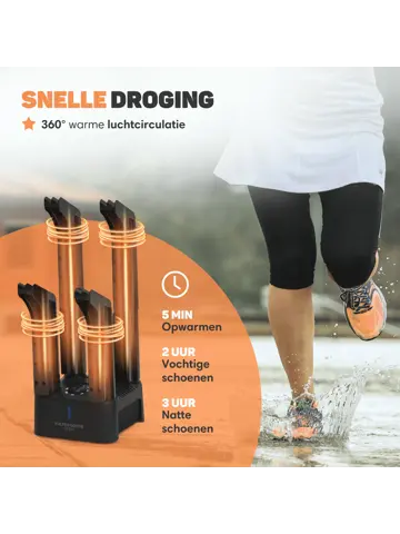 Schoenendroger met timer - MAX - 4 in 1