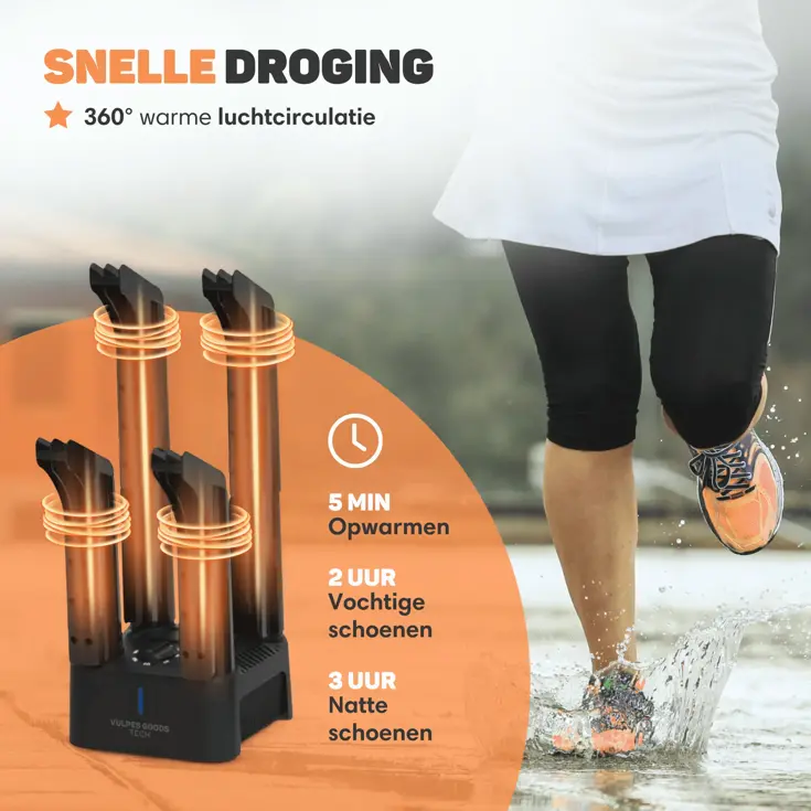 Schoenendroger met timer - MAX - 4 in 1