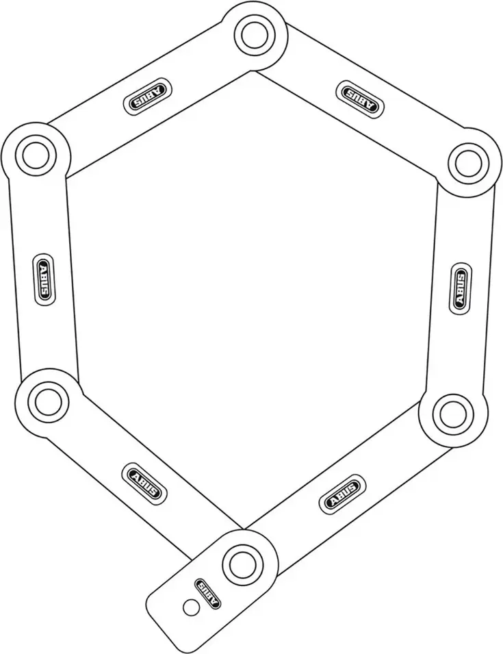 Abus Vouwslot Bordo Big Ugrip 5700/100