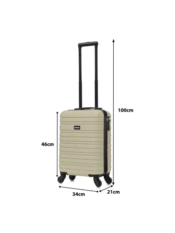 Reiskoffer XS ABS 29L met TSA-slot en 360° wielen