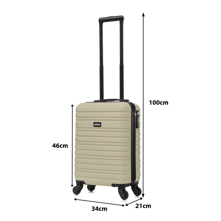 Reiskoffer XS ABS 29L met TSA-slot en 360° wielen